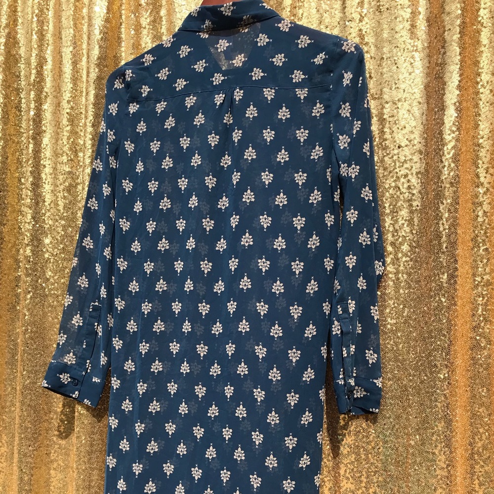 Bongo sheer tunic hi-lo knee-length size M - Picture 9 of 12
